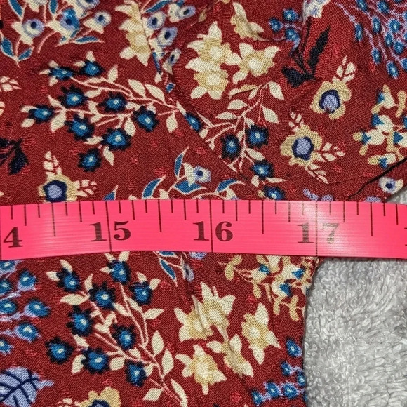 Self❤️E Ladies Top Size‎ S/L Long Sleeves Floral Boho NWT - Picture 6 of 8